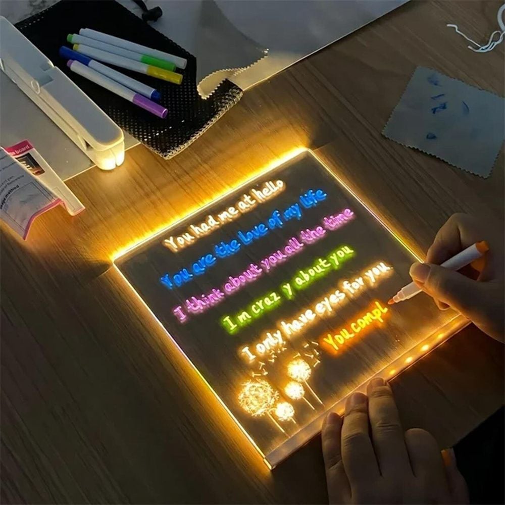 🎄Christmas Sale 50% OFF ✨LED Acrylic Board with Colors🎨